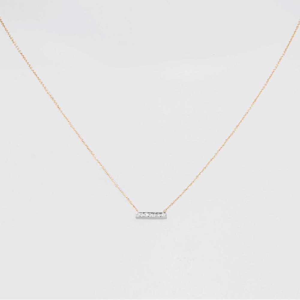 “Sylvie Rose” Diamond Bar necklace